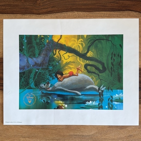 Disney Store Exclusive The Jungle Book Lithograph Set - Picture 2 of 8